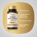 Piping Rock Authentic Korean Panax Ginseng 1500mg – 90 Capsules - Image 3