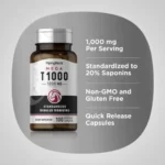 Piping Rock Mega T1000 Tribulus 1000 mg (200 Capsules) - Image 3