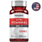 Piping Rock Vitamin K2 MK7 100mcg (120 Softgels)