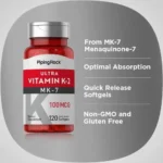 Piping Rock Vitamin K2 MK7 100mcg (120 Softgels) - Image 3
