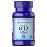 Puritan's Pride Vitamin B-12 500 mcg (100 Tablets)