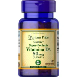Puritan's Pride Vitamin D3 2000 IU (100 Softgels)