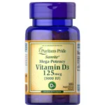 Puritan's Pride Vitamin D3 (125 mcg) 5000 IU -100 Softgels