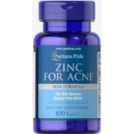 Puritan's Pride Zinc for Acne (100 Tablets)
