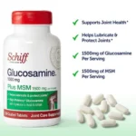 Schiff, Glucosamine 1500mg Plus MSM and Hyaluronic Acid, (150 Tablets) - Image 3