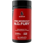 Six Star N.O Fury Pre Workout (60 Tablets)