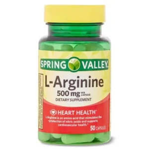 Spring Valley L-Arginine 500mg (50 Capsules)
