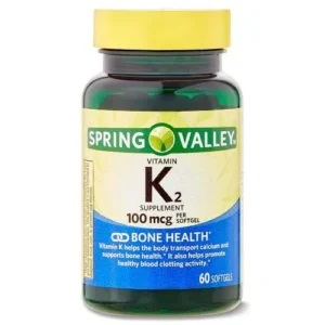 Spring Valley Vitamin K2 100 Mcg (60 Capsules)