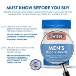 Swisse Men's Ultivite Multivitamin (60 Tablets) - Image 3