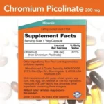 NOW Foods, Chromium Picolinate 200 mcg (250 Veg Capsules) - Image 2