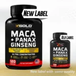 X Gold Health Maca + Panax Ginseng Ultra Concentrated (120 Capsules) - Image 2