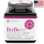 Youtheory Vitamin B12 B6 1000 mcg (60 Capsules)