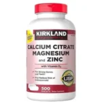 Kirkland Signature, Calcium Citrate Magnesium and Zinc, 500 Tablets