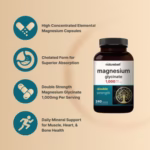 Naturebell Magnesium Glycinate 1000mg (240 Capsules) - Image 4