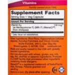 NOW Foods MK-7 Vitamin K-2 100 mcg (60 Capsules) in Bnagladesh - Image 2