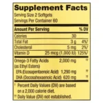 Spring Valley Omega-3 from Fish Oil 2000 mg, (120 Softgels) - Image 2