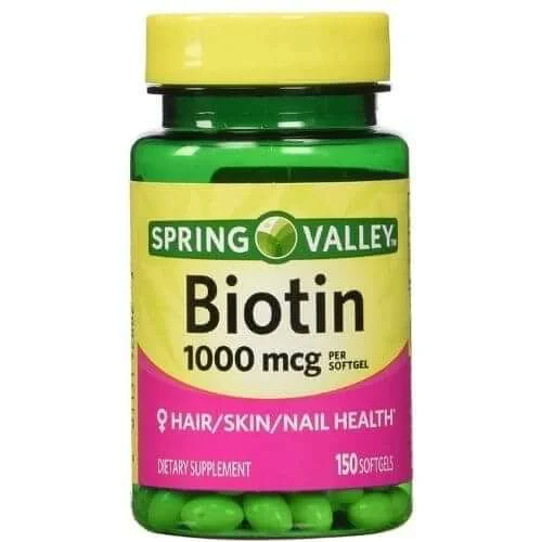 spring-valley-biotin-1000-mcg-price-in-bangladesh Spring Valley Biotin 1000 mcg, 150 Tablets - Image 1
