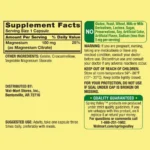 Spring Valley - Magnesium Citrate 100 mg, (100 Capsules) - Image 2