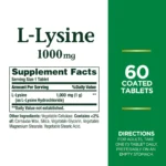 Nature's Bounty, L-Lysine - 1000 mg (60 Tablets) - Image 2