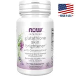 NOW Foods Glutathione Skin Brightener (30 Veg Capsules)