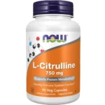 NOW Foods L-Citrulline 750 mg 90 Veg Capsules