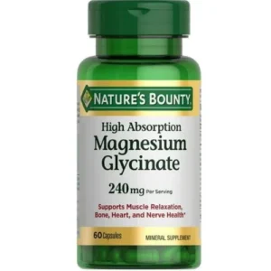 Nature’s Bounty Magnesium Glycinate 240mg- (60 Capsules)