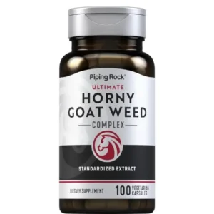 Piping Rock Horny Goat Weed Complex for Men (100 Capsules)