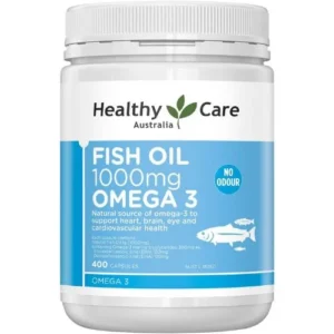 Healthy Care Fish Oil 1000mg Omega-3 – (400 capsules)