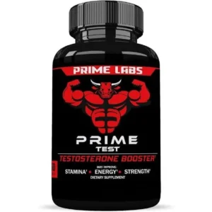 Prime Labs Prime Test – Testosterone Supplement for Men – Test, Vitality, & Energy Booster – 60 Capsules