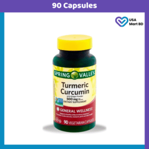 Spring Valley Turmeric Curcumin 500mg (90 Capsules)