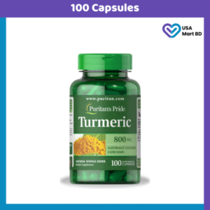 Puritan’s Pride Turmeric 800mg (100 Capsules)