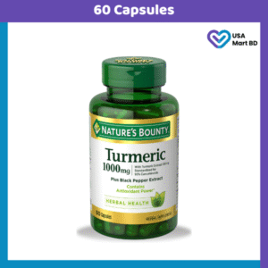 Nature’s Bounty Turmeric 1,000mg Plus Black Pepper Extract (60 Capsules)