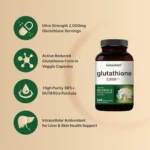 NatureBell Glutathione 2000mg Per Serving (240 Veggie Capsules) - Image 3