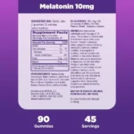 Natrol Melatonin Gummies, Sleep Support for Adults, 10 mg Melatonin Supplement for Sleeping, Strawberry-Flavored | 90 Gummies - Image 3