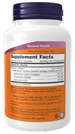Now Foods BioCell Collagen® Hydrolyzed Type II 120 Capsules - Image 2