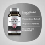 Piping Rock Horny Goat Weed Complex for Men (100 Capsules) - Image 3