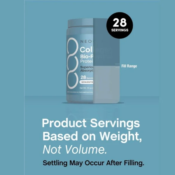NeoCell Collagen Bio-Peptides Grassfed, 10 oz (283 g) Powder - Image 4