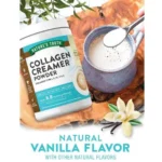 Nature’s Truth Collagen Creamer Powder (249g) | Vanilla Flavor | Grass Fed Collagen Peptide Type I, II, III, V & X - Image 3