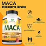 NaturaLife Labs Organic Maca 1900 mg 150 Capsules - Image 5