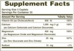 Nature's Bounty, Calcium Magnesium Zinc with Vitamin D3 (100 Tablets) - Image 3