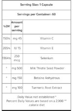 Kevin Levrone Gold Liver Support (60 capsules) - Image 2