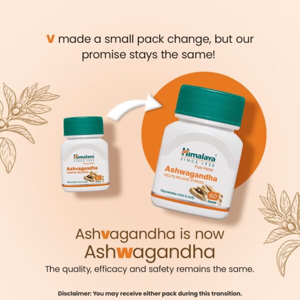 Himalaya Ashwagandha (60 Tablets) - Image 2