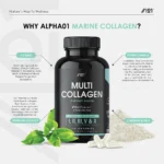 Alpha One Marine Collagen 1000mg (120 Capsules) - Image 2