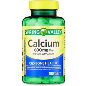 Spring – Valley Calcium 600mg Natural Bone Health Calcium – 100 Tablets