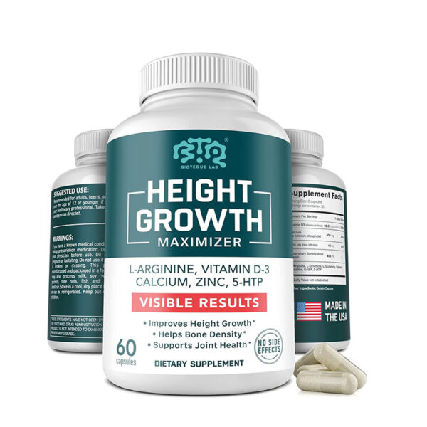 Bioteque Lab Height Growth Maximizer 60 Capsules - Image 1