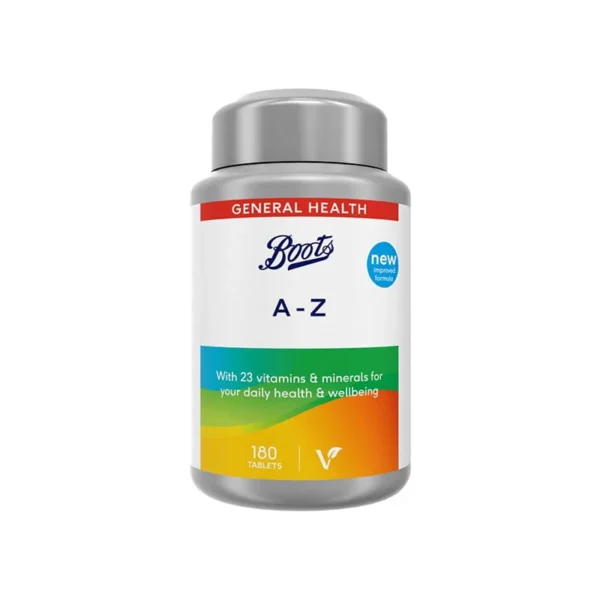 Boots A-Z Complete Vitamins & Minerals – 180 Tablets - Image 1