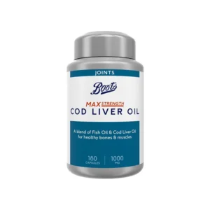Boots Max Strength Cod Liver Oil 1000mg – 180 Capsules