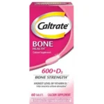 Caltrate 600 Plus D3 Calcium and Vitamin D Supplement (60 Tablets)