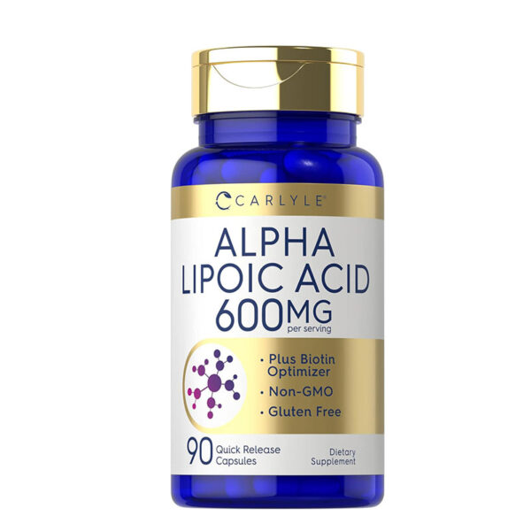 Carlyle Alpha Lipoic Acid 600mg – 90 Capsules - Image 1
