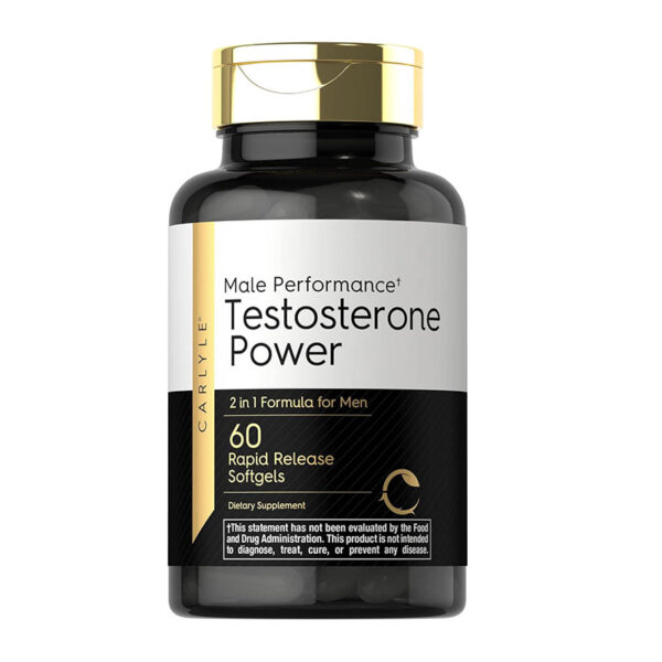 Carlyle Testosterone Power for Men – 60 Softgels - Image 1